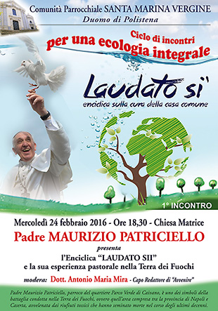 Padre Patriciello inaugura in Parrocchia il ciclo di incontri “Per una ecologia integrale”