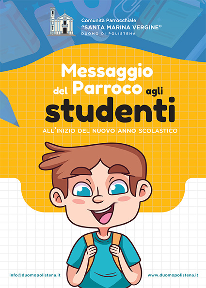 Messaggio del parroco agli studenti