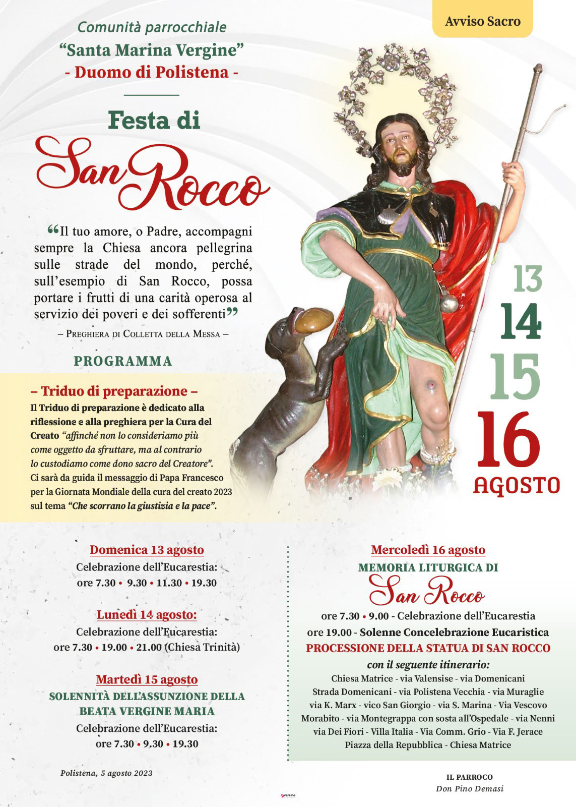 Festa San Rocco
