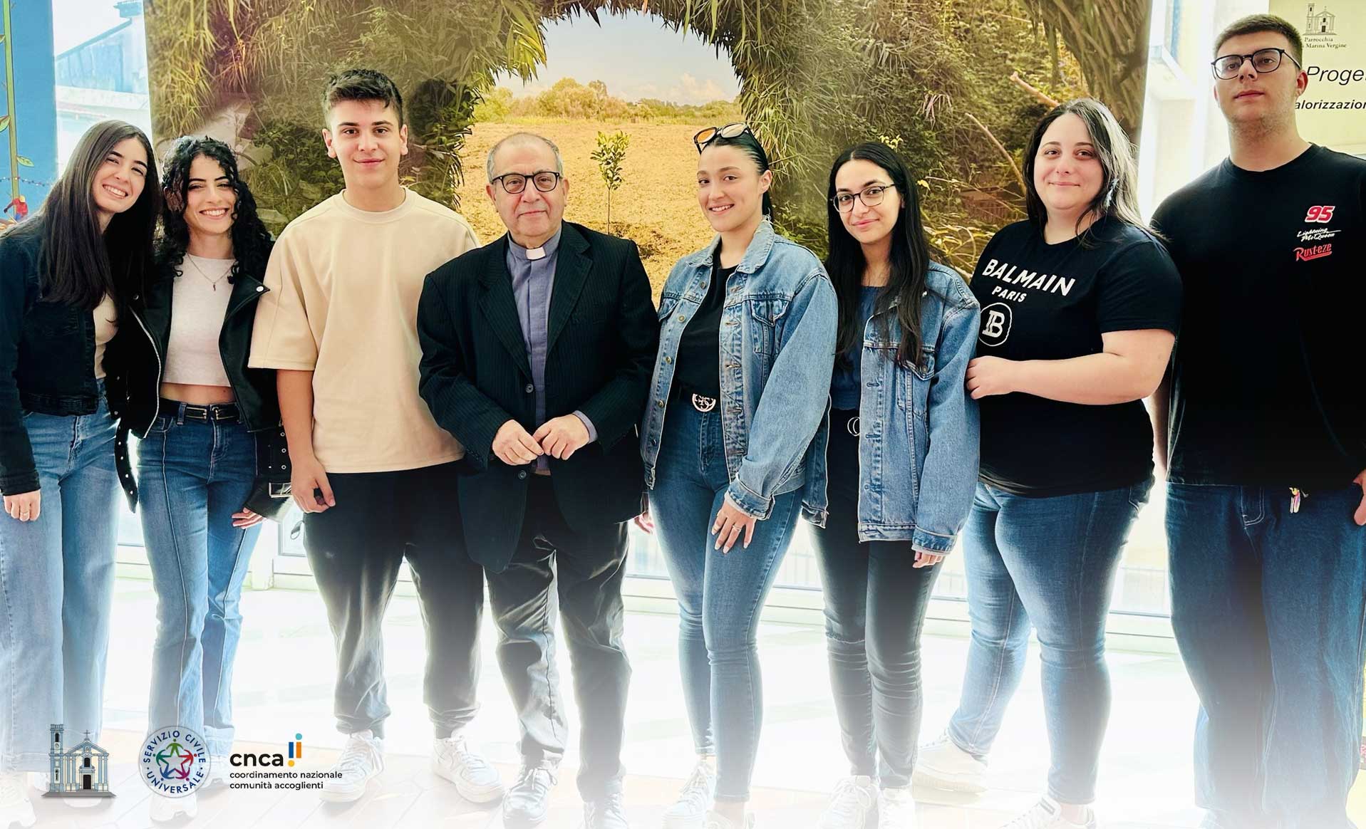 La Parrocchia Santa Marina Vergine e il Centro Polifunzionale Puglisi accolgono i nuovi volontari e le nuove volontarie del Servizio Civile Universale
